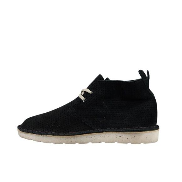 Clarks Shoes Womens 8.5 Desert Boot Chukka Leather Originals Black Mid Sneaker - Picture 6 of 16